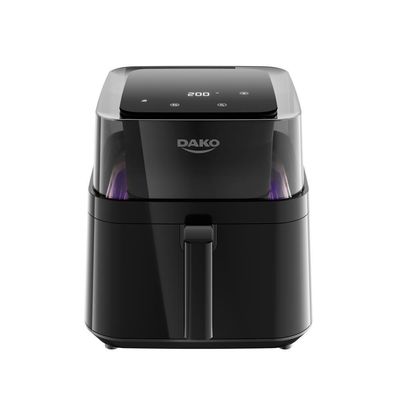 Fritadeira Air Fryer Dako Digital Com 6 Litros E Visor 360° 4 Em 1 220V