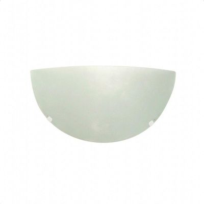 Kit 10 Arandelas Taschibra Jurerê Vidro Meia Lua E27 Bivolt