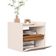 Mesa Cabeceira Suspensa Bariloche Off White Nature