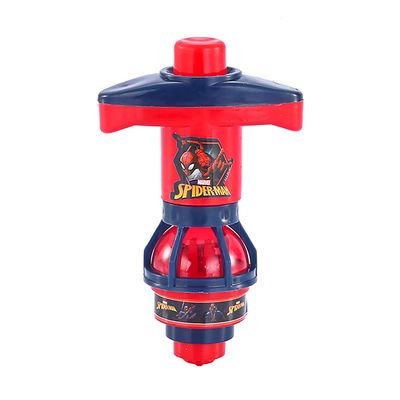 Pião com Luz Etilux Spiderman 6cm