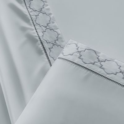 Jogo Cama Lençol Santoro Queen Micropercal 300 Fios 4 Peças - Cinza