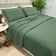 Kit Cobre Leito Colcha Ryviera King Dupla Face 3 Peças - Verde Musgo