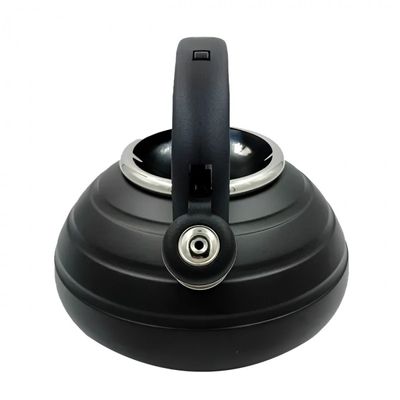 Chaleira Nero Inox 3L com Apito e Alça de Baquelite Preta Luxuosa