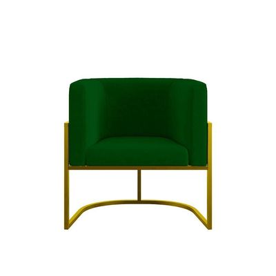 Kit 04 Cadeiras Poltrona Lua Gold Balaqui Verde