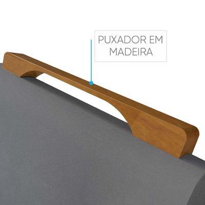 Conjunto Sala De Jantar 6lug Noronha Mesa E Cadeiras Maciça Mel Off White Com Marrom Acinzentado