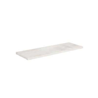 Prateleira Branca Amadeirada Suspensa Invisivel 60x20cm 2un