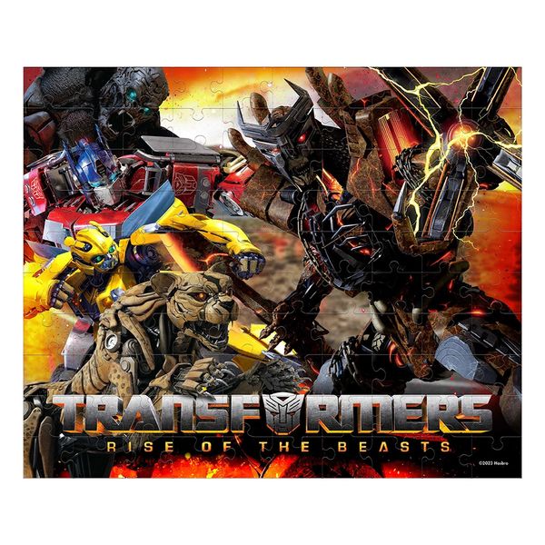 Quebra-Cabeça Mimo Transformers A Batalha Final 100 Peças