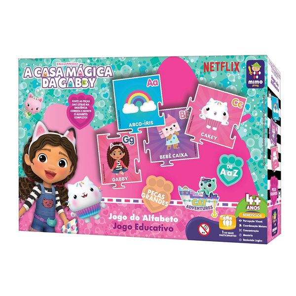 Jogo do Alfabeto Mimo Casa da Gabby