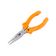 Alicate Bico Western M Cana 15cm  Laranja