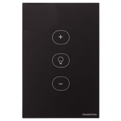 Dimmer Touch Wi-Fi Smart Tramontina Preto