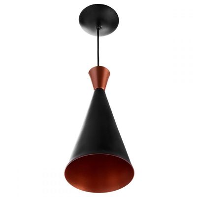 3 Pendentes Cone Preto Canadá Sala Cozinha Churrasqueir
