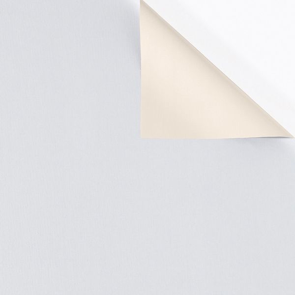 Cortina Blackout Bella Janela em PVC Ilhós Branca e Bege 3,00x1,70m