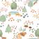 Papel de Parede Bosque da Imaginação Infantil Colorido 80737