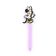 Caneta Esferográfica Retrátil Escrita Azul Disney Minnie Mouse Molin Lilás