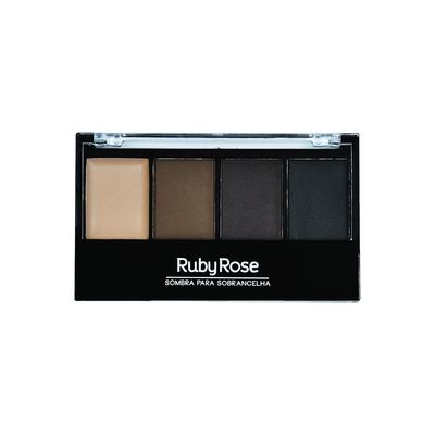 PALETA P SOBRANCELHA RUBY ROSE Paleta para Sobrancelha Ruby Rose