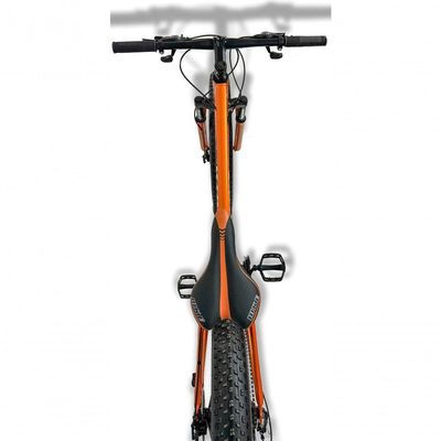Bicicleta Fat Bike Gtr-x Aro 26 Freios Disco Alumínio Shimano Quadro 17 Laranja