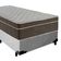 Cama Box Suede Solteiro + Colchão Sereneprime Molas Ensacadas 88x188x65 Cinza
