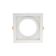 Spot De Embutir Recuado Blumenau Clean Para Lâmpada Ar111 E27 Quadrado Bivolt Branco