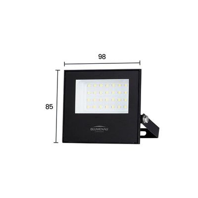 Refletor Blumenau Led Play 30w Preto Bivolt 6500k Luz Branca