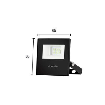 Refletor Blumenau Led Play 10w Preto Bivolt Luz Verde