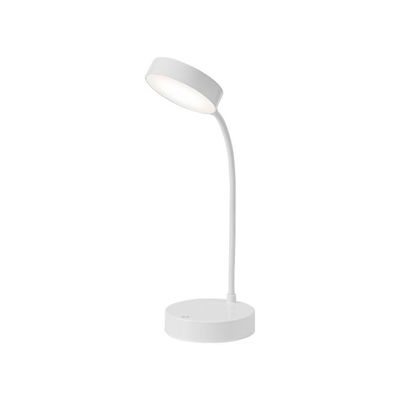 Luminária De Mesa Led Taschibra Puck Recarregável 5v Branco 15020038-01