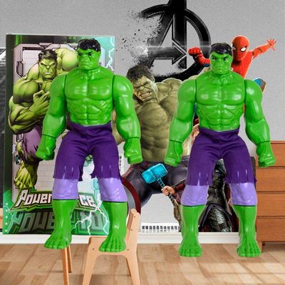 Boneco Super Herói Hulk De 29 Cm Articulado Power Force