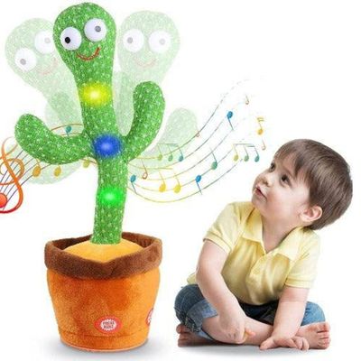 Cacto Dançante E Falante Toca Música Repete A Fala Brinquedo