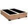 Cama Box Baú King Bipartido Sintético Sereneprime Bege 192x203x44