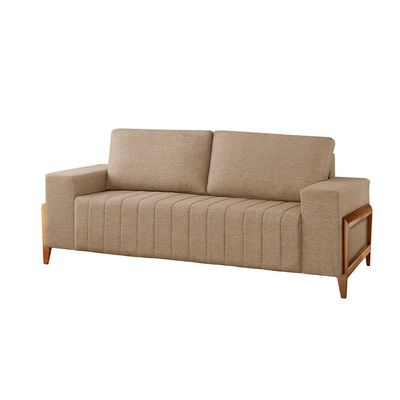 Sofá 2x3 Lugares Verona Meu Sofá Online A226 Linho Bege