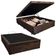 Cama Box Baú Viúva Sereneprime Suede Marrom 44x128x188