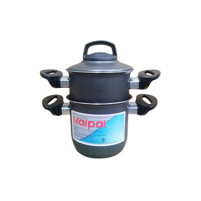 Mini Cuscuzeira Marpal Antiaderente 10cm Preta