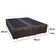 Cama Box Baú King Bipartido Suede Sereneprime Marrom 192x203x44