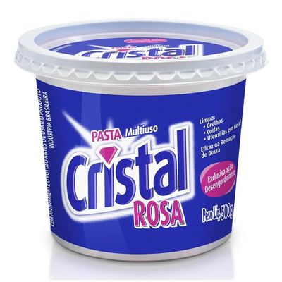Saponáceo Em Pasta Cristal Rosa 500G