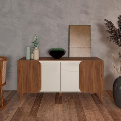 Buffet Elegance 4 PT Cedro e Off White