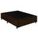 Cama Box Casal Suede Sereneprime Marrom 138x188x40