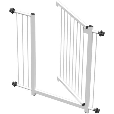 Grade Portão Pet Bebê Divisor Ambiente 80 Cm Branco