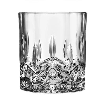 Jogo de Copos Biona Oxford On The Rocks em Cristal 6 Peças 300ml