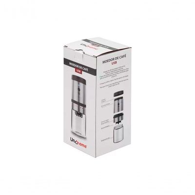 Moedor De Café Elétrico Automático Recarregável Usb Recipiente Em Vidro Com Tampa