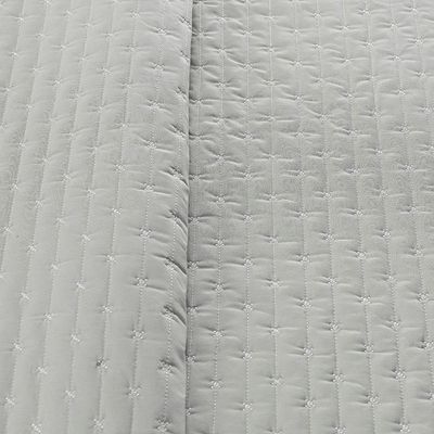 Cobre Leito Queen Verity 200 Fios Bordado 3 Peças Cinza