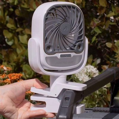 Ventilador Umidificador De Mesa Garra Bateria Recarregavel Usb 3 Velocidades 360 Graus Dia Quente Alta Temperatura Calor Verao Potente