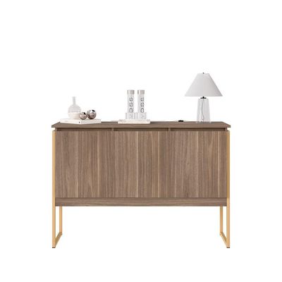Aparador Buffet Com 3 Portas Bari Affara Dourado
