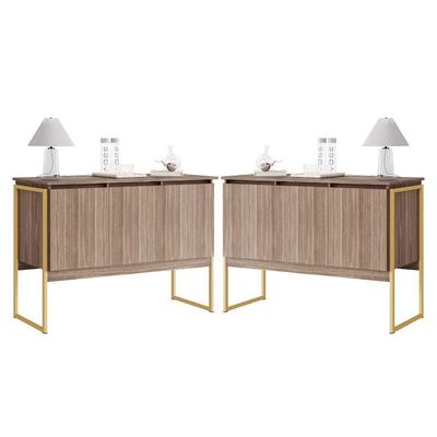Jogo De Buffets Modernos Verona Affara Dourado