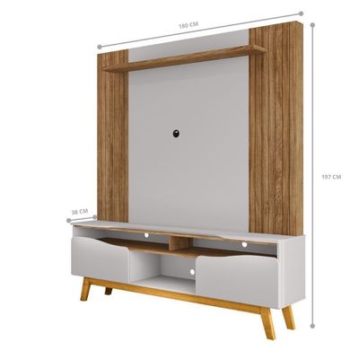 Home Para Tv 75 Polegadas Apalaches Cinamomo-off-white
