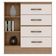 Gaveteiro Com 4 Gavetas 1 Porta Rancharia Nature Off White