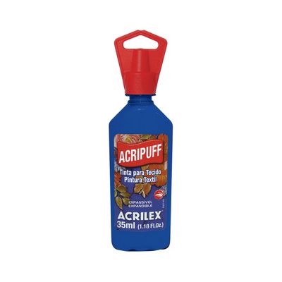 Tinta para Tecido Acripuff 35ml Azul Turquesa