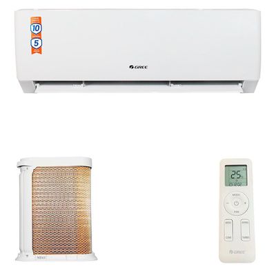 Ar-Condicionado Split Gree 9000 BTUs Inverter Quente e Frio GWH09ATB-D6DNA Branco / 220V