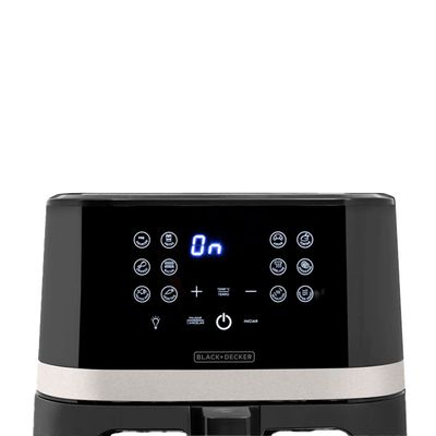 Fritadeira Air Fryer Black Decker 7 Litros AFDLG Preta E Inox 127v