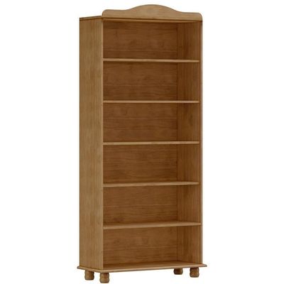 Cristaleira 5 Portas Estante Livreiro Madeira Maciça Freijo Milani Store Freijo