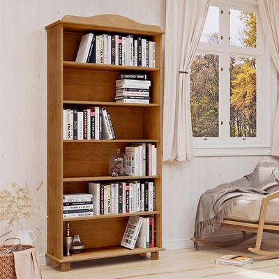 Estante Livreiro Madeira Maciça 85 Cm 8964 Freijo Milani Store Freijo