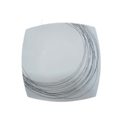 Conjunto De 3 Pratos Quadrado Porcelana Italiana Bugatti
